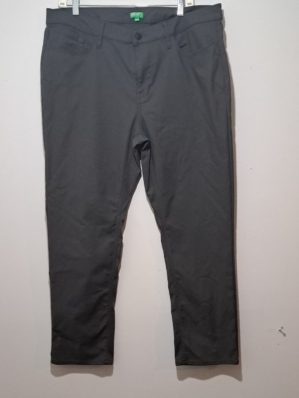 United Colors Of Benetton Dark Gray Slim Chino Pants
